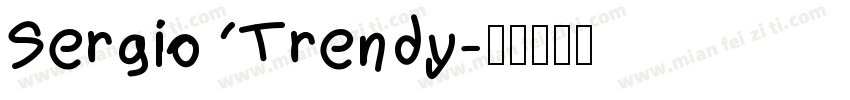 Sergio Trendy字体转换